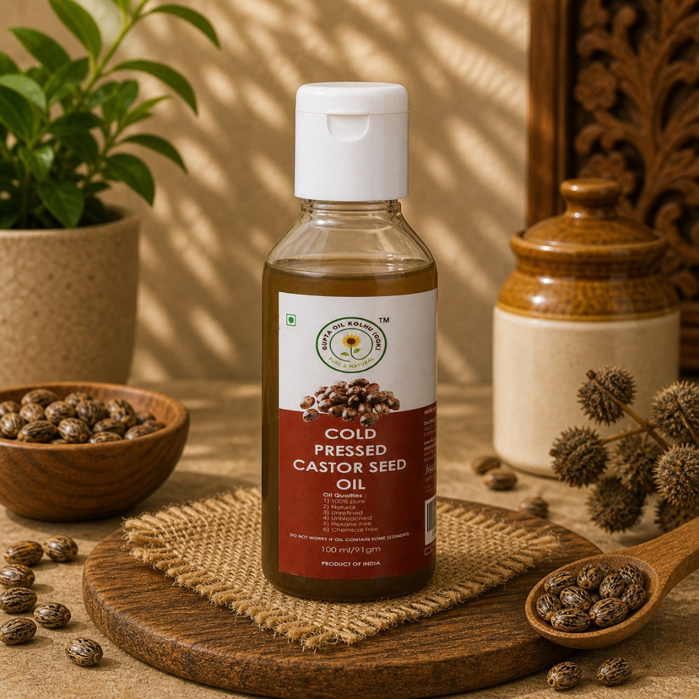 Cold Pressed Castor Seed Oil (100ML)