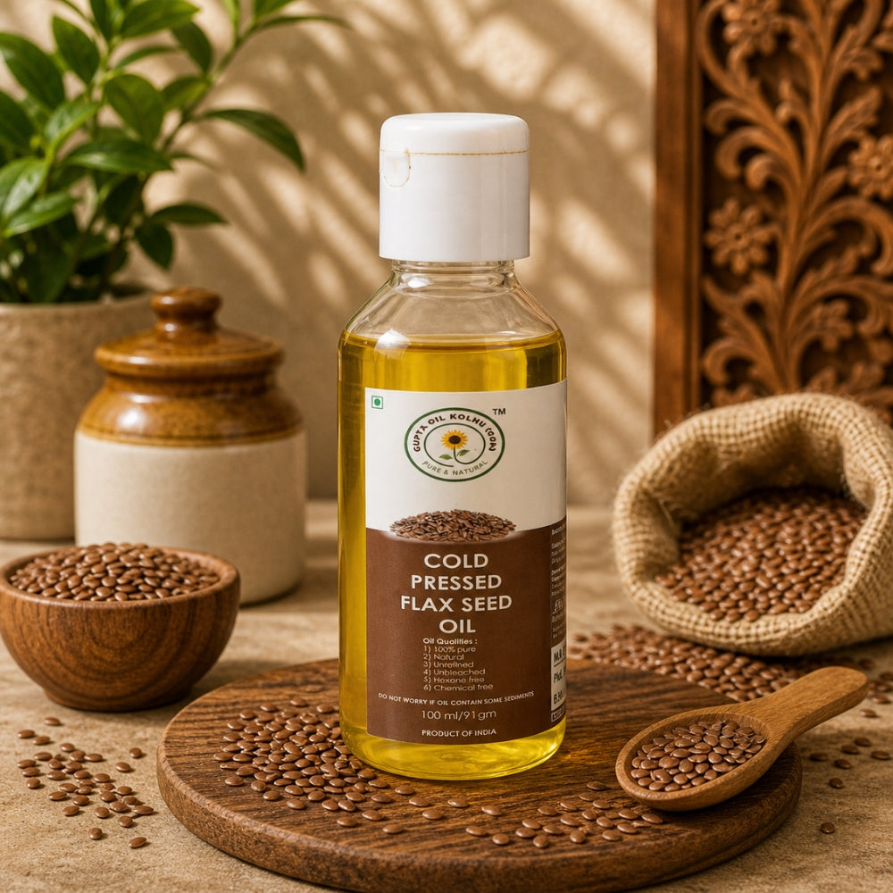 Cold Pressed Flax Seed Oil (100ML)