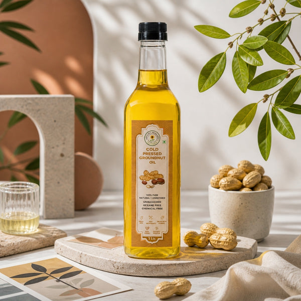 Cold Pressed Groundnut Oil (1L)