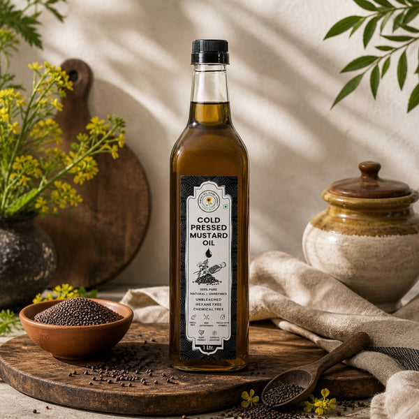 Cold Pressed Mustard Oil (1L)