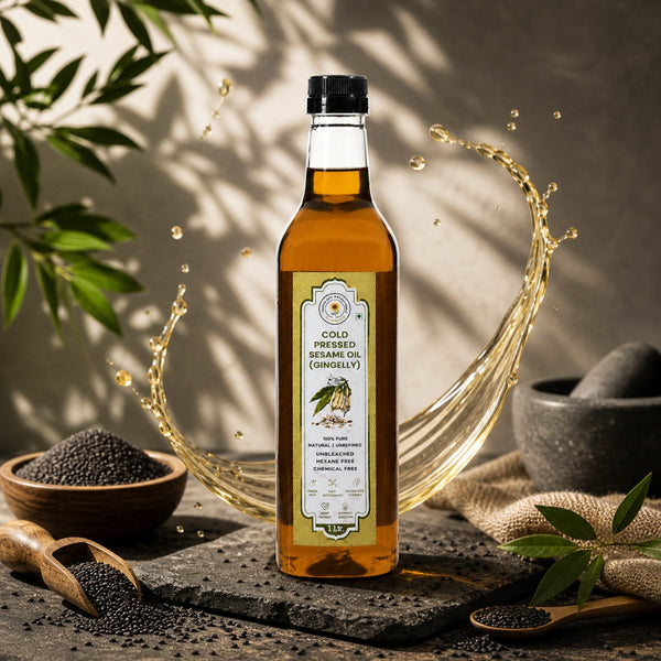 Cold Pressed Sesame Oil - Gingelly (1L)