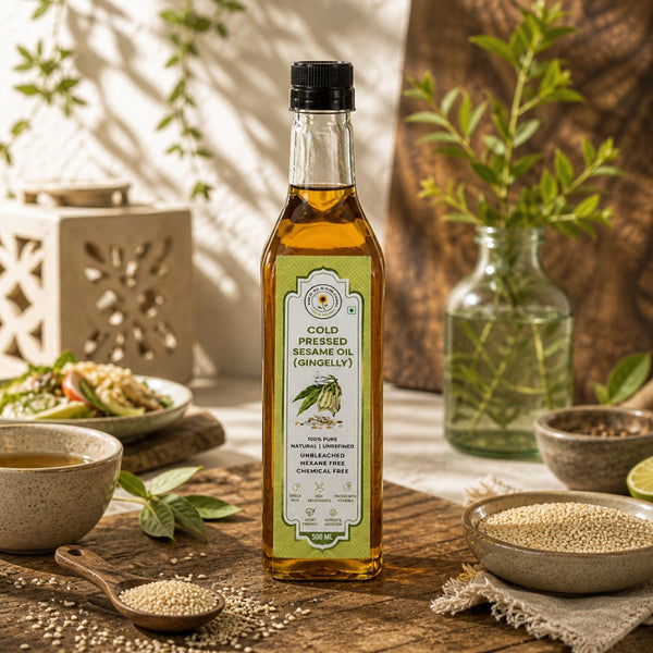 Cold Pressed Sesame Oil - Gingelly (500ML)