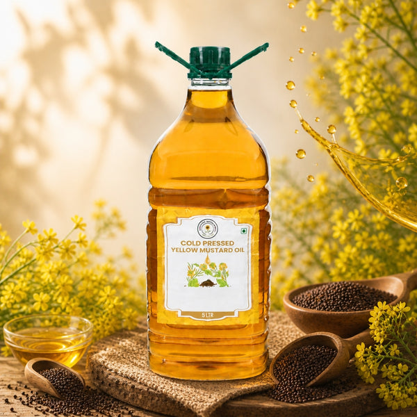 Cold Pressed Yellow Mustard Oil (5L)