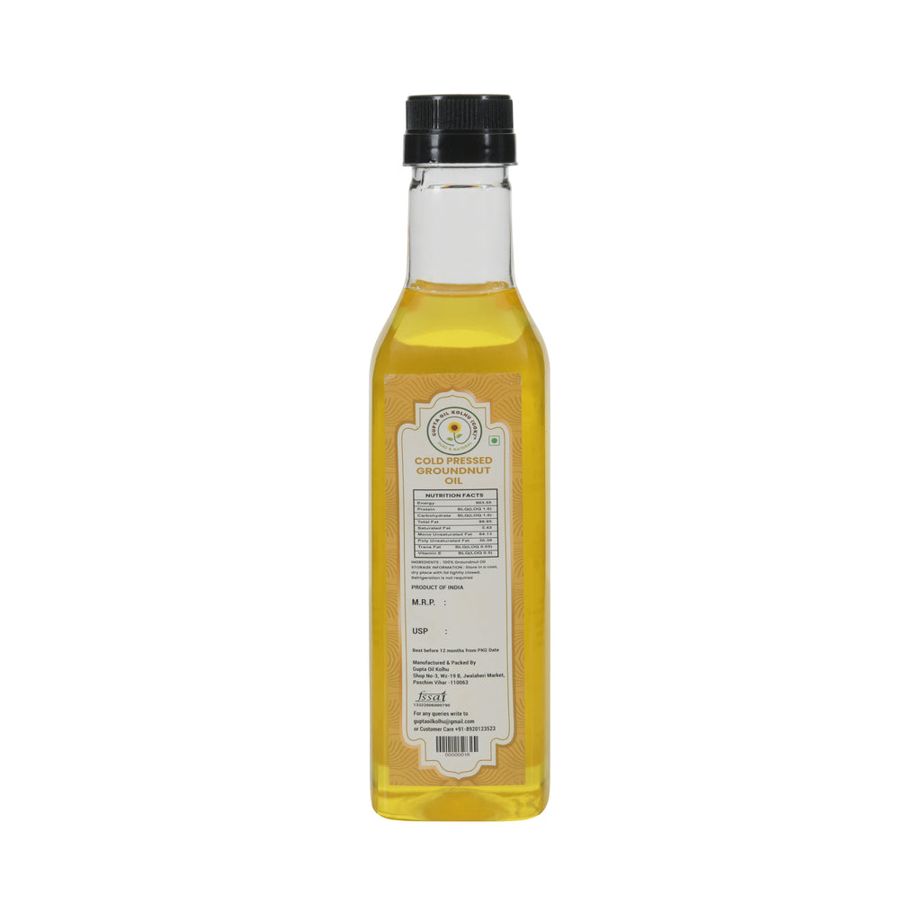 Cold Pressed  Groundnut Oil (500ML)
