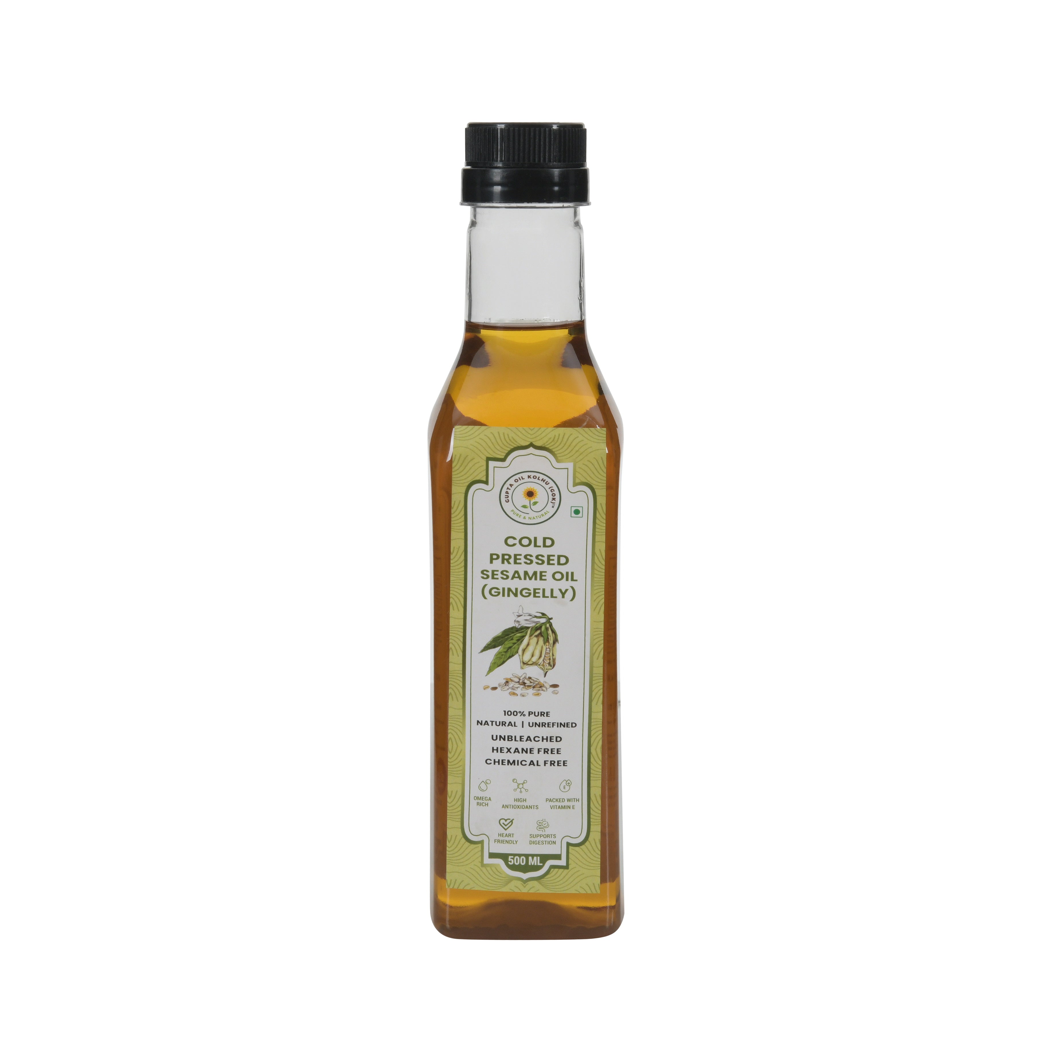 Cold Pressed Sesame Oil - Gingelly (500ML)