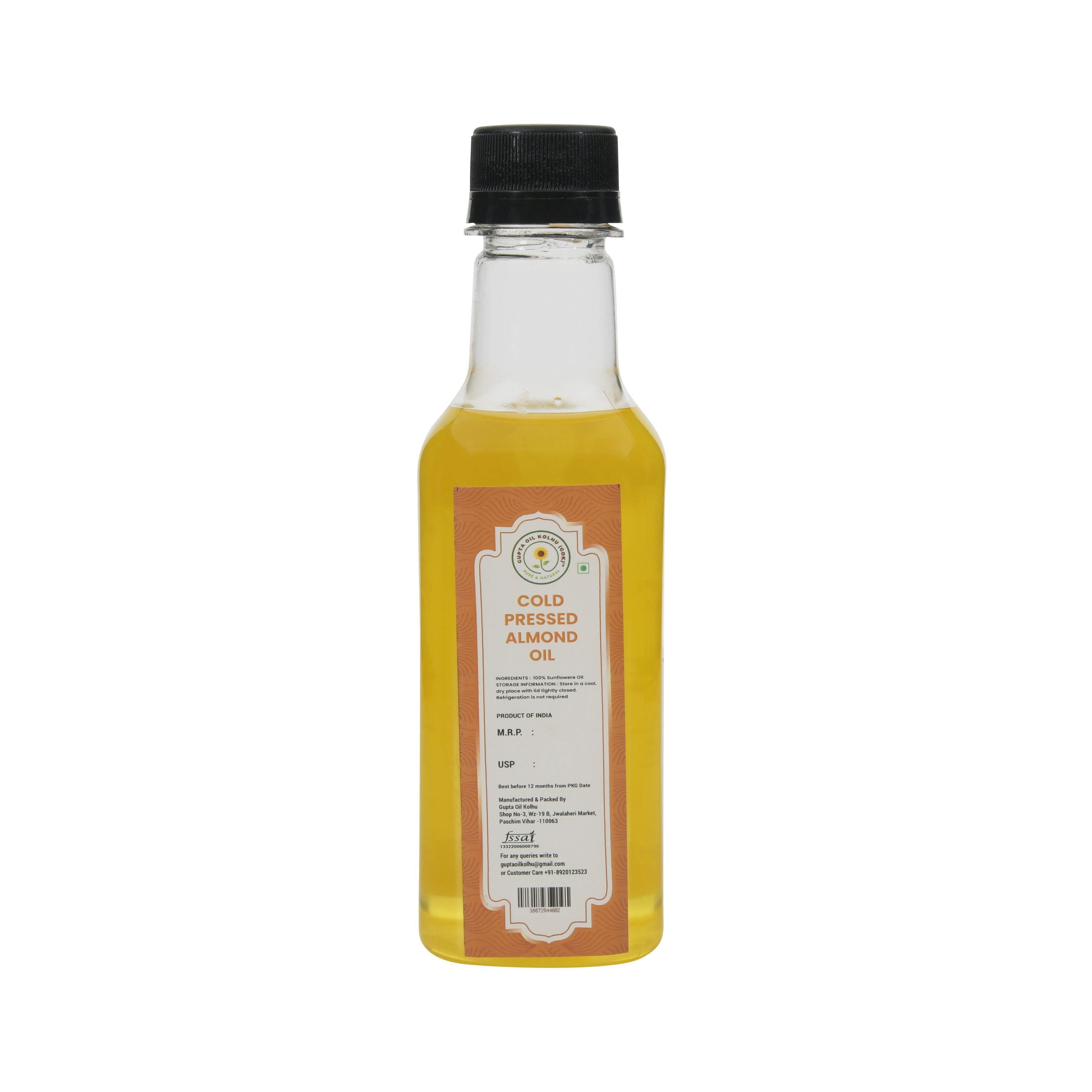 Cold Pressed Almond Oil (250ML)