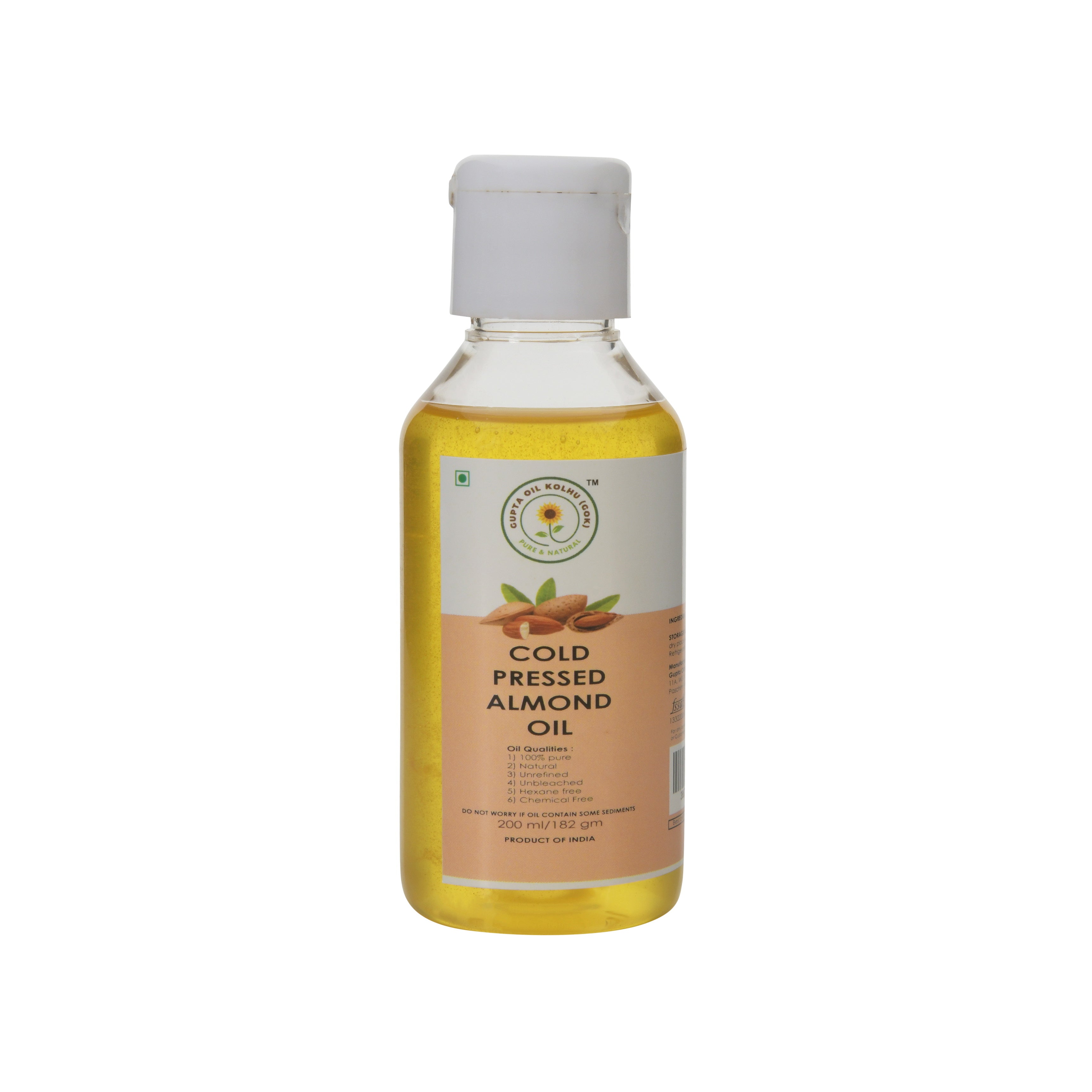 Cold Pressed Almond Oil (200ML)