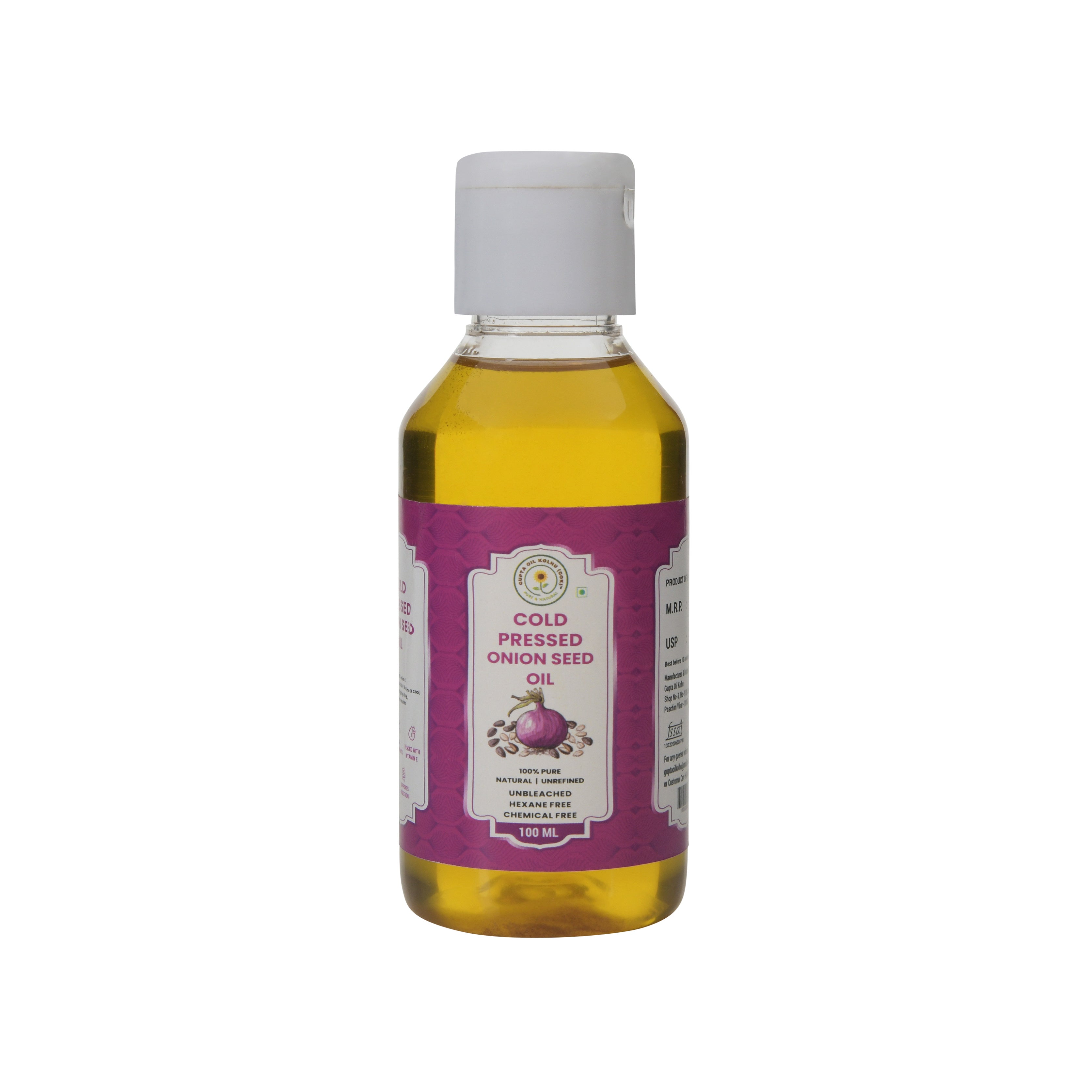 Cold Pressed Onion Seed Oil (100ML)